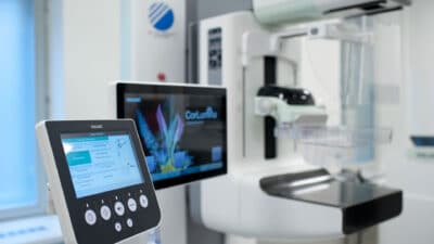 Mammographie Biopsie Gerät im Diagnosezentrum Frühwald